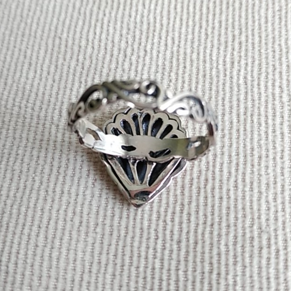 BALI LEGACY STERLING SILVER SCALLOP SHELL RING - Picture 3 of 8